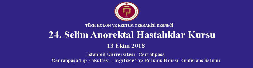 24. Selm Anorektal Hastalıklar Kurs Programı