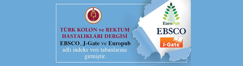 Türk Kolon ve Rektum Hastalıkları Dergisi EBSCO, J-Gate ve Europub adlı İndex Veri Tabanlarına Girmiştir.