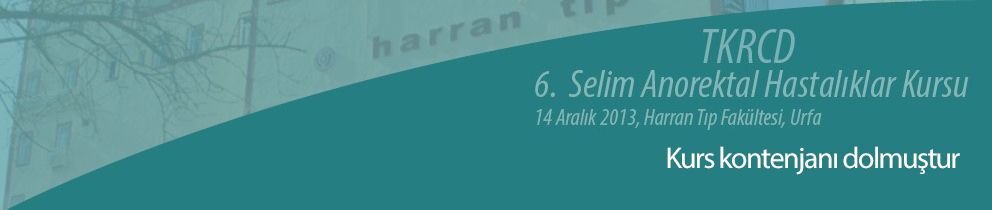 6. Selim Anorektal Hastalıklar Kursu