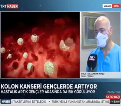 "Kolon kanseri gençlerde artıyor!" 26.01.2021