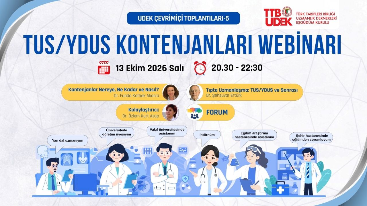 TTB-UDEK | TUS ve YDUS Kontenjanları