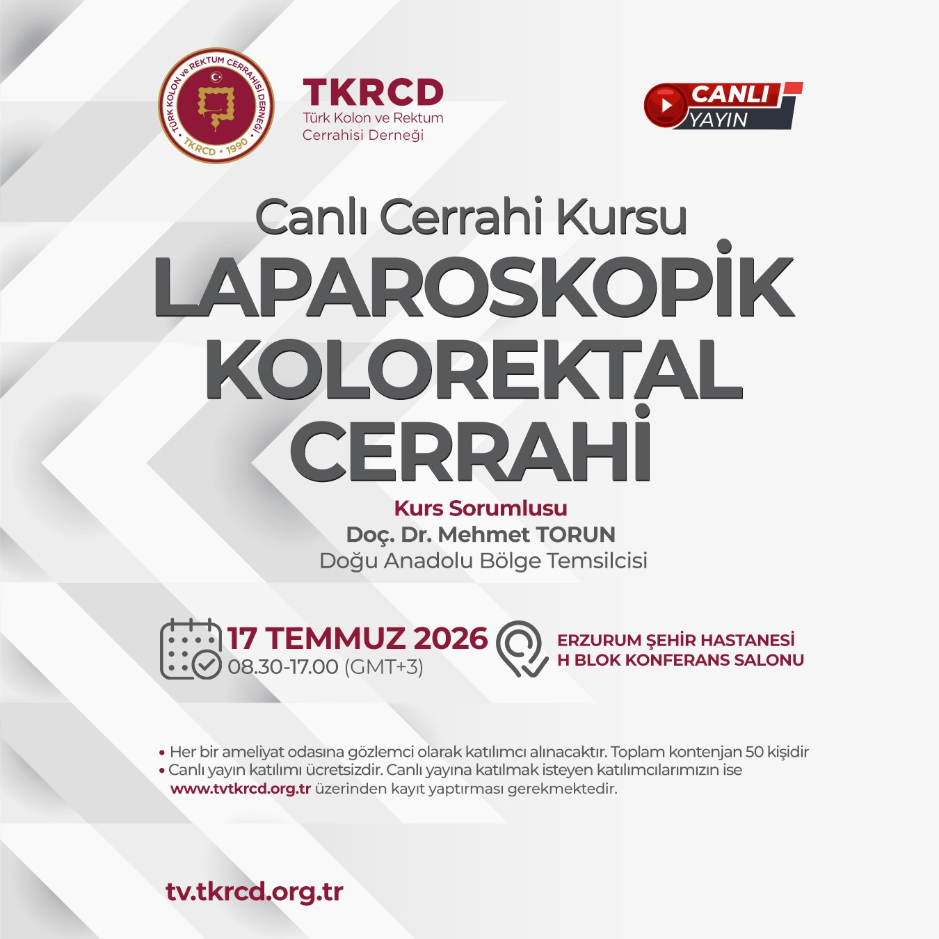 XXVIII. Laparoskopik Kolorektal Cerrahi Kursu