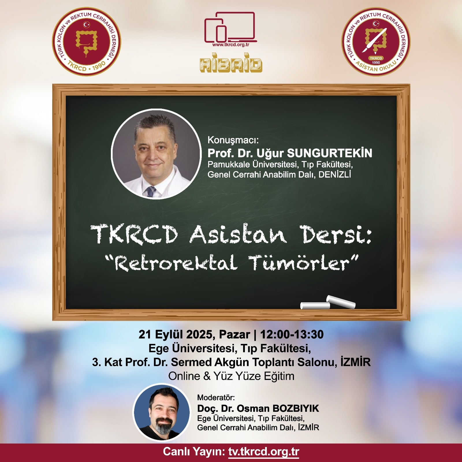 Asistan Dersi: Retrorektal Tümörler