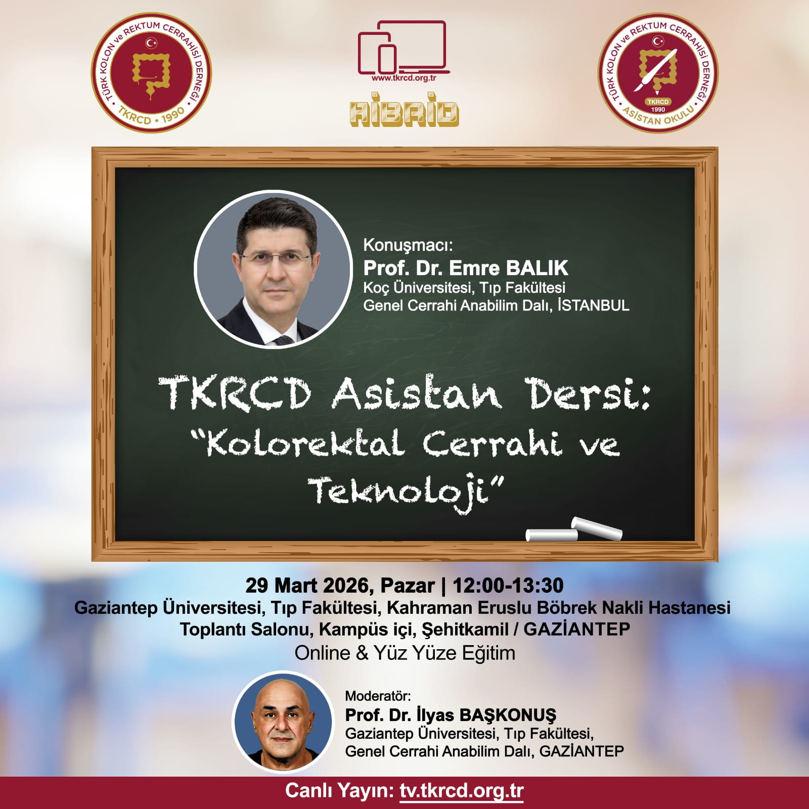 Asistan Dersi: Kolorektal Cerrahi ve Teknoloji